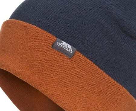 Pom Pom Beanie Unisex Σκούφος Πλεκτός σε Navy Μπλε χρώμα