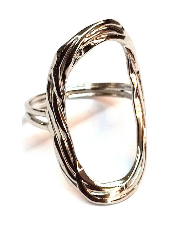 Amalfi Accessories Damen Chevalier Ring aus Stahl