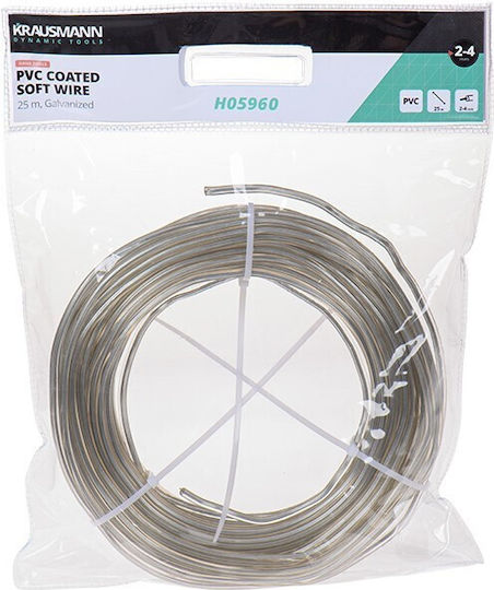 Krausmann Φ2-4 Wire Rope Plastic Coating 25m H05962