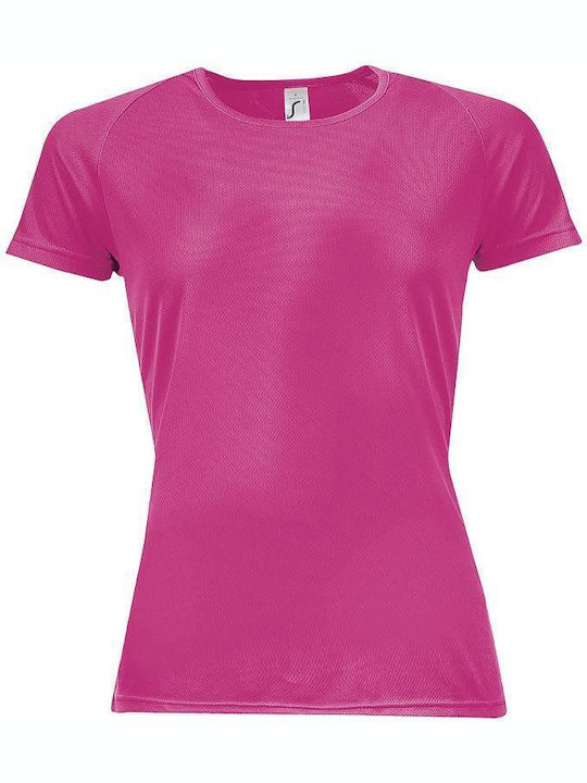 Kids' T-shirt Neon Pink 2 Sporty