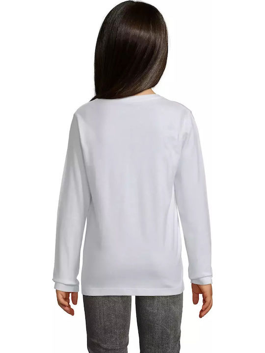 Kids' Shirt Long Sleeve White Imperial