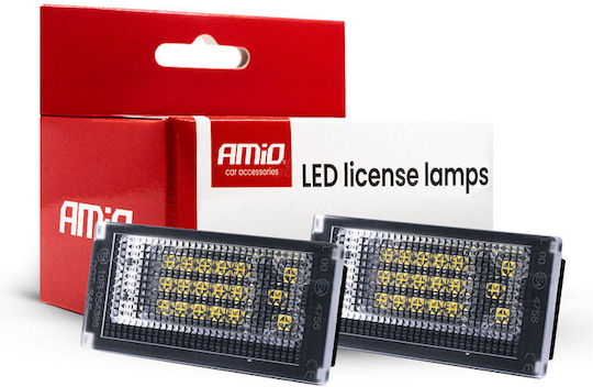 AMiO License Plate Lights Led for Mini Cooper