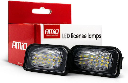 AMiO Светлини за регистрационната табела LED за Mercedes-Benz C Class Mini Кабрио Chrysler Кръстопът 1бр