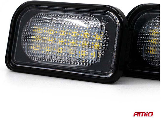 AMiO Светлини за регистрационната табела LED за Mercedes-Benz C Class Mini Кабрио Chrysler Кръстопът 1бр