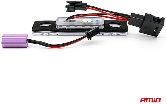 AMiO Lumini pentru plăcuțele de înmatriculare Lumini LED pentru Skoda Octavia / Roomster 1buc