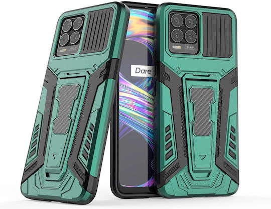 Realme Back Cover Plastic Green (Realme 8/8 Pro)