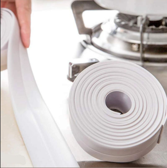 Isolierband Fliesenband 35mm x 3.2m Selbstklebend Weiß