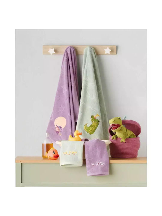 Kentia Set of baby towels 2pcs Hans Lilac Weight 450gr/m²