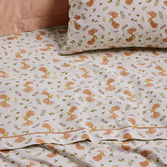 Das Home Σετ Μονά 4978 Beige, Teracotta 170x260cm