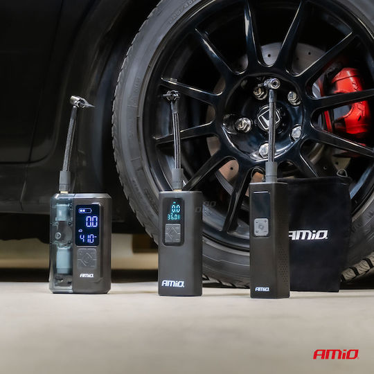 AMiO Τρόμπα Αυτοκινήτου 150PSI με Καλώδιο Αναπτήρα 12V