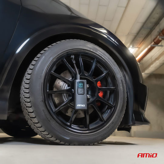 AMiO Car Tire Pump 150 PSI Rechargeable with Battery 12V