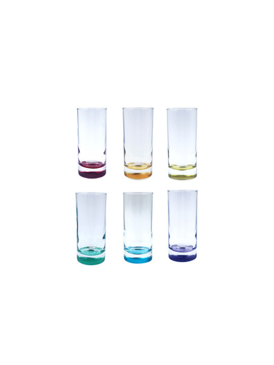Domumart Σετ Ποτήρια Νερού από Γυαλί 280ml 6τμχ