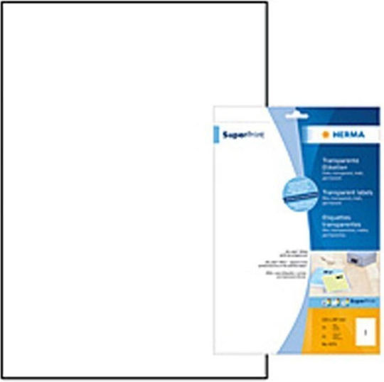 Herma 25 Etichete autoadezive A4 Dreptunghiulare 210x297mm