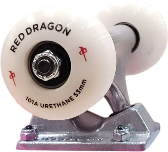 Red Dragon Fire Digi Chung Complete Shortboard Red
