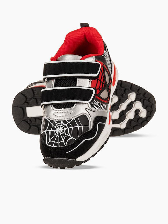 Παιδικά Sneakers με Φωτάκια Μαύρα
