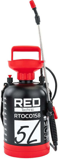 Red Technic Пръскачка под налягане Чанта за ръка с Капацитет 5лт 4бар