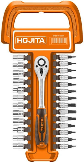 Hojita Ratschen- & Steckschlüssel-Sets 1\4" 27Stück