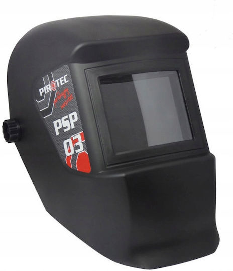 Harder & Steenbeck Mască de Sudură cu Câmp Vizual 80x105mm Neagră