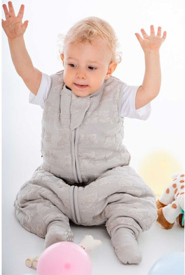 Baby Bliss Autumn Sleeping Bag with Feet Grey