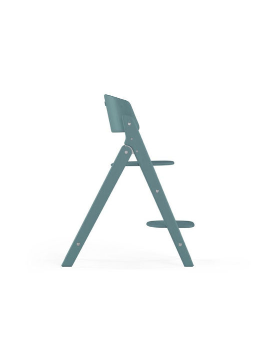 Cybex Click & Fold Foldable Baby Highchair 4 in 1 with Adjustable Height Stone Blue