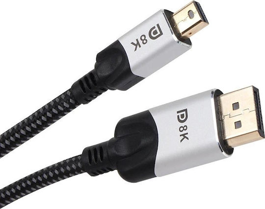 VCOM Кабел mini DisplayPort мъжки - mini DisplayPort мъжки 1.5м Черен