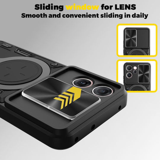 Techsuit Camguard Pro Back Cover Σιλικόνης Ροζ Χρυσό (Oppo Reno14F)