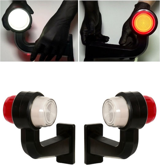 Seitenlicht Led Neon Horn Typ Was Rotes Weiß 12v24v