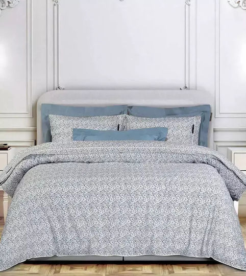 Greenwich Polo Club Duvet Cover Set Cotton Queen with 2 Pillowcases 220x260 Essential Blue, White