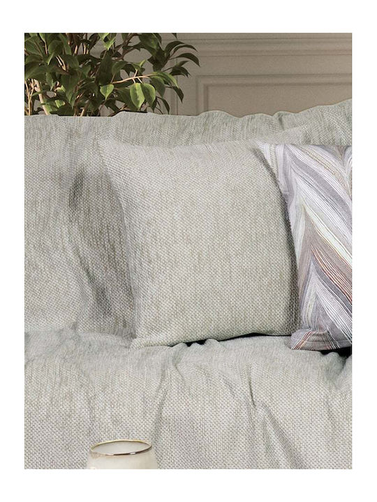 Nima Abrigo Ριχτάρι Πολυθρόνας Chenille 180x180εκ. Mint Μέντα 35992