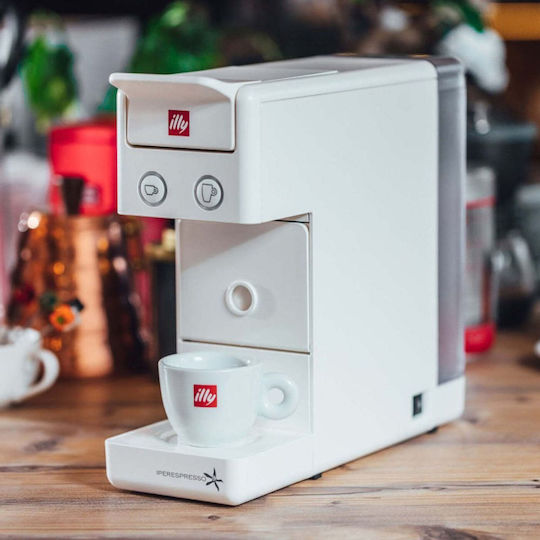 Illy Y3.2 Pod Coffee Machine Iperespresso Pressure 19bar White