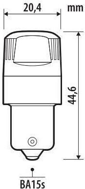 Lampa Λάμπες Αυτοκινήτου & Μοτοσυκλέτας Pro-user Series P21W / BA15S Canbus LED 6500K Ψυχρό Λευκό 24V 2τμχ