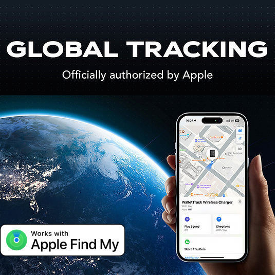 Veger W0582 Съвместим С Apple Find My Черен