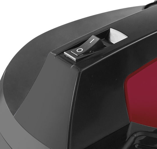 Lexical Σκούπα Υγρών / Στερεών 2200W με Ανοξείδωτο Κάδο 25lt Κόκκινη