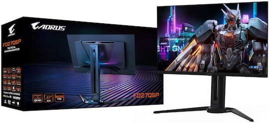 Gigabyte AORUS QD-OLED HDR Monitor 27" QHD 2560x1440 500Hz With Response Time 0.03ms GTG