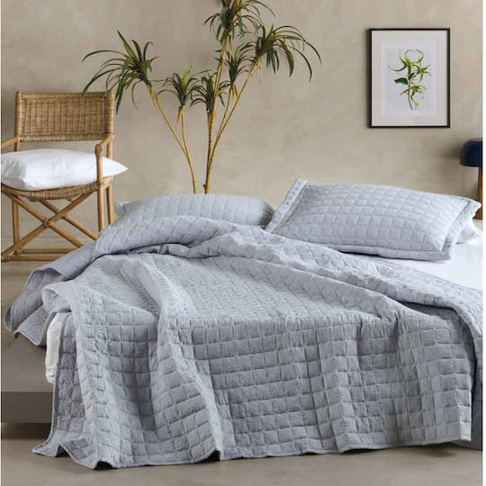 Kentia Vegas Coverlet Semi-double from Polyester Grey 180x240cm