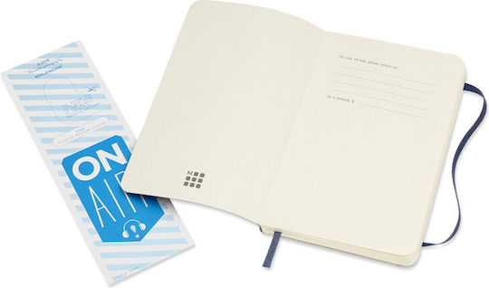 Cover Bullet Notebook 96 Sheets with White Pages with Rubber Band Black