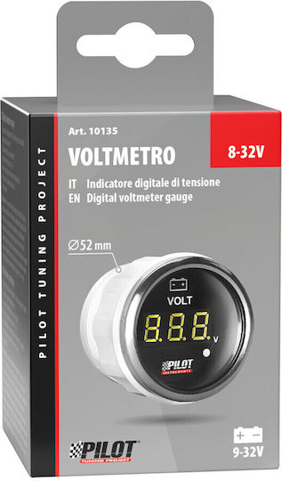 Lampa Car Voltmeter Digital Instrument 52mm
