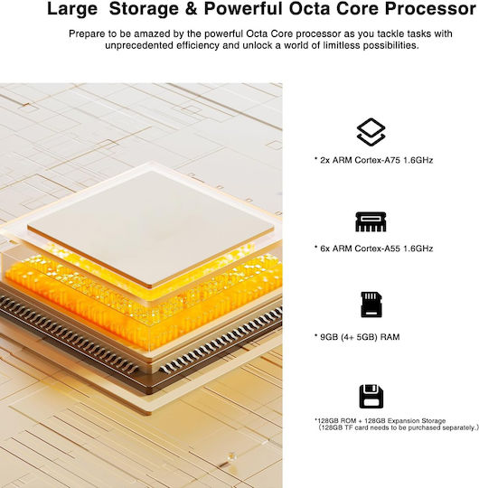 Doogee T20mini KID 4G 8.4Inches Tablet (4GB/128GB) Yellow