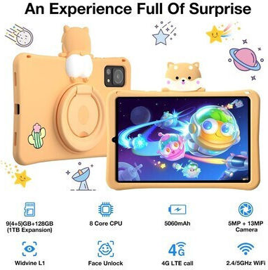 Doogee T20mini KID 4G 8.4Inches Tablet (4GB/128GB) Yellow