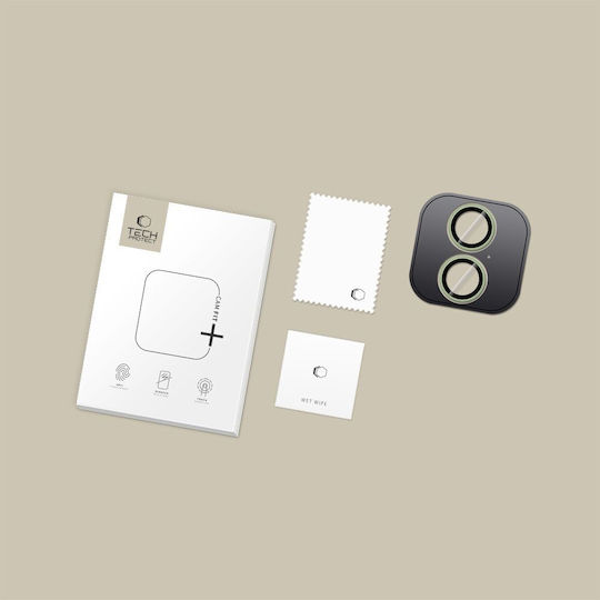 Tech-Protect Camring Fit+ Protecție Cameră Film adeziv Green pentru iPhone 17