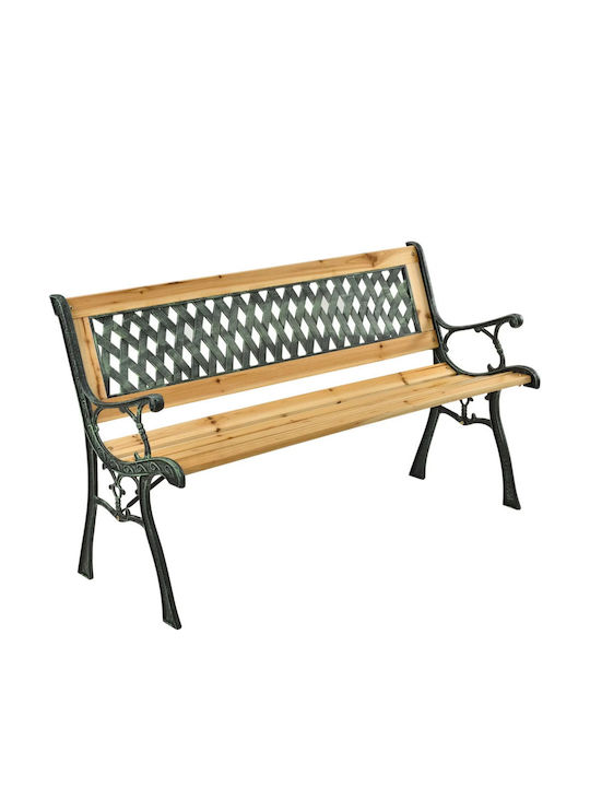 Bank Außenbereich Holz 125x53x73cm