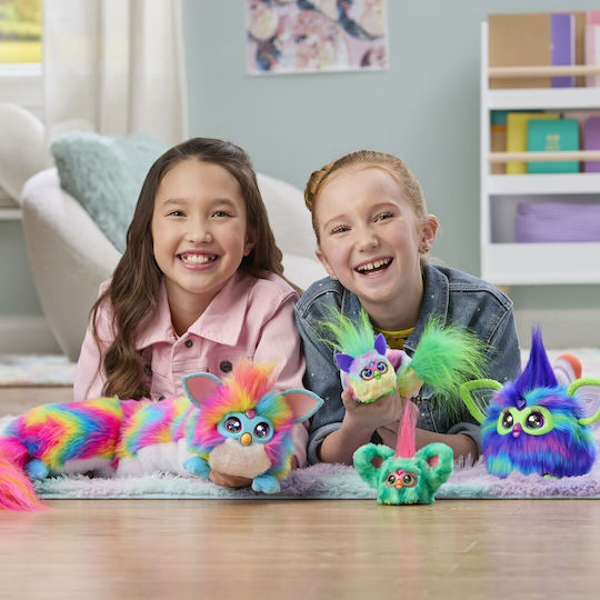 Hasbro Jucărie De Plus Furby DJ Furblets Cu Sunet Kitt-Ee-Luv Pentru 6+ Ani