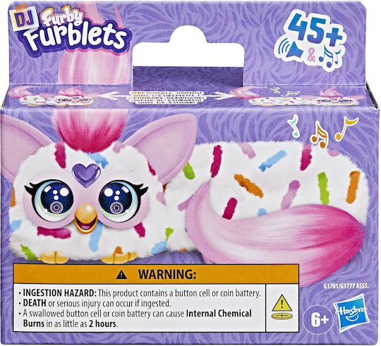 Hasbro Jucărie De Plus Furby DJ Furblets Cu Sunet Brioșă Cu Fructe De Pădure Pentru 6+ Ani