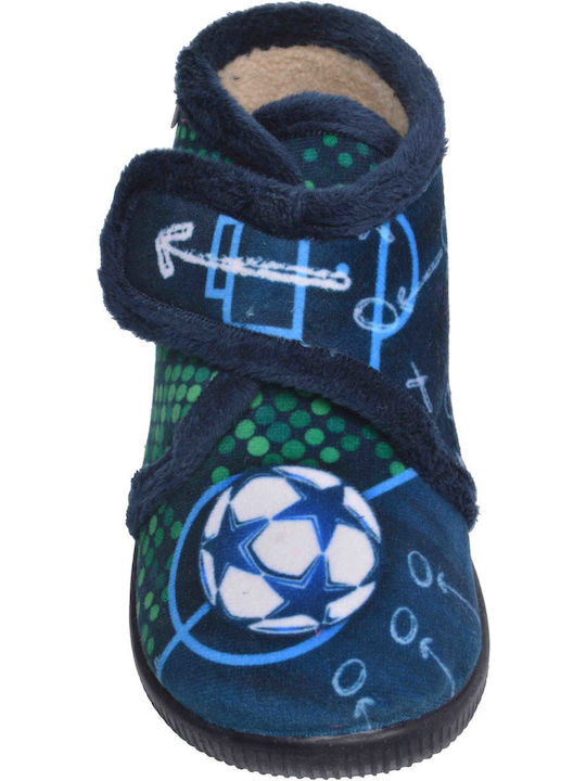 Kids Slippers Boots Blue