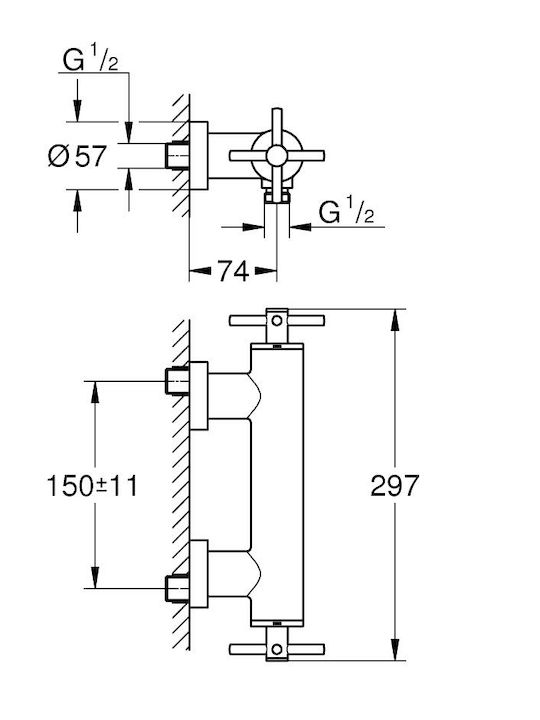Grohe Atrio Миксер Батерия Душ Grohe Atrio Миксер Батерия Душ