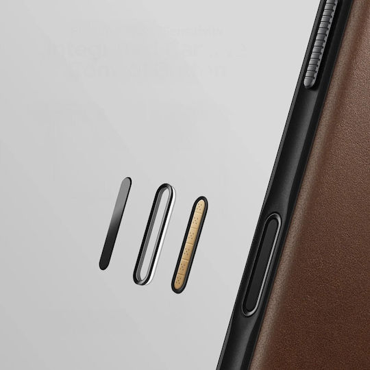 Nomad Book Δερμάτινο 0.85mm Καφέ (iPhone 17)