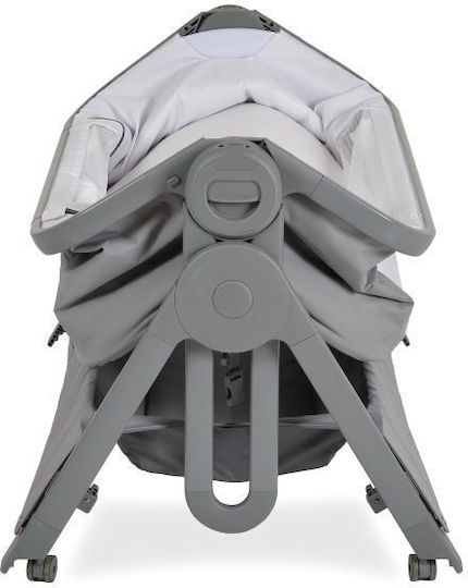 Cangaroo Wiege mit Matratze und Rädern Gray
