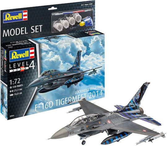 Revell Modellset F-16d Fighting Falcon Baubares Flugzeug Modell