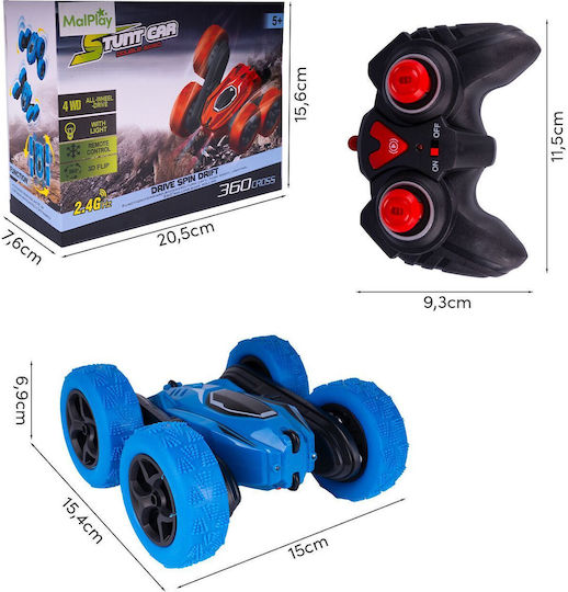 Twister 360 Led Remote Control Car Malplay 111676