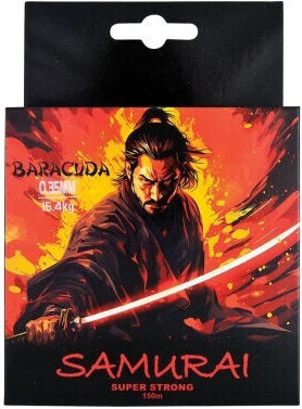Nylon Monofilament Baracuda Samurai 150 M Black Colour